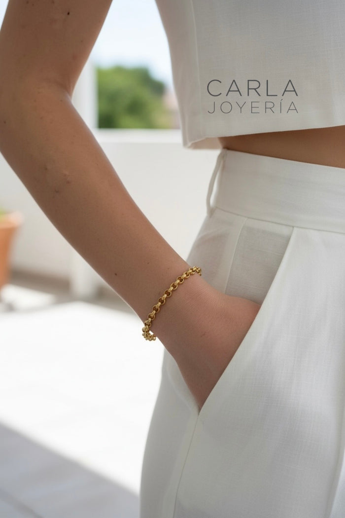 Pulsera Rolo media