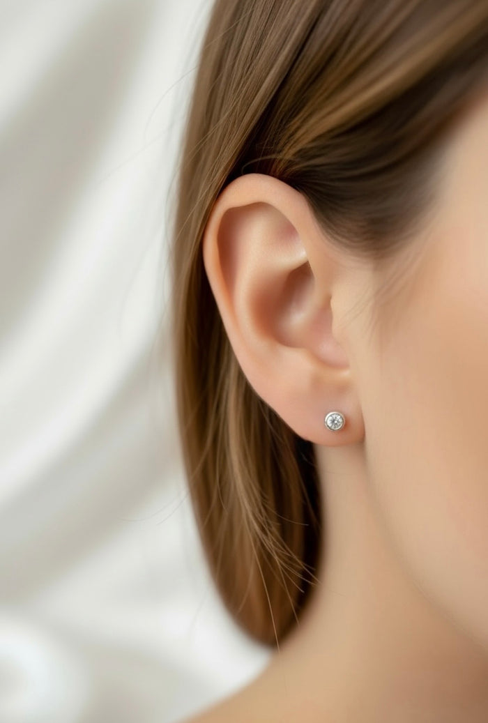 Aretes Gotita de Diamante