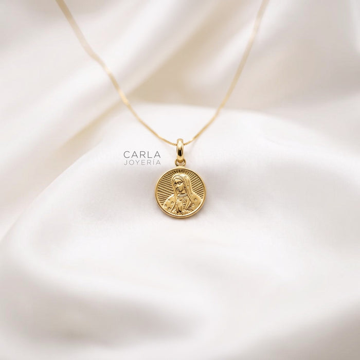 Cadena con medalla Virgen de Guadalupe