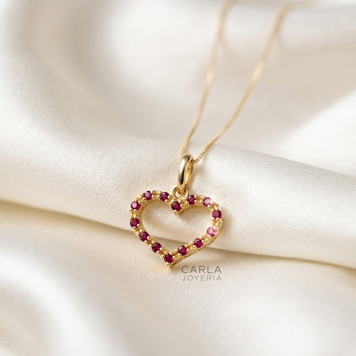 Cadena con dije Cuore Rosso
