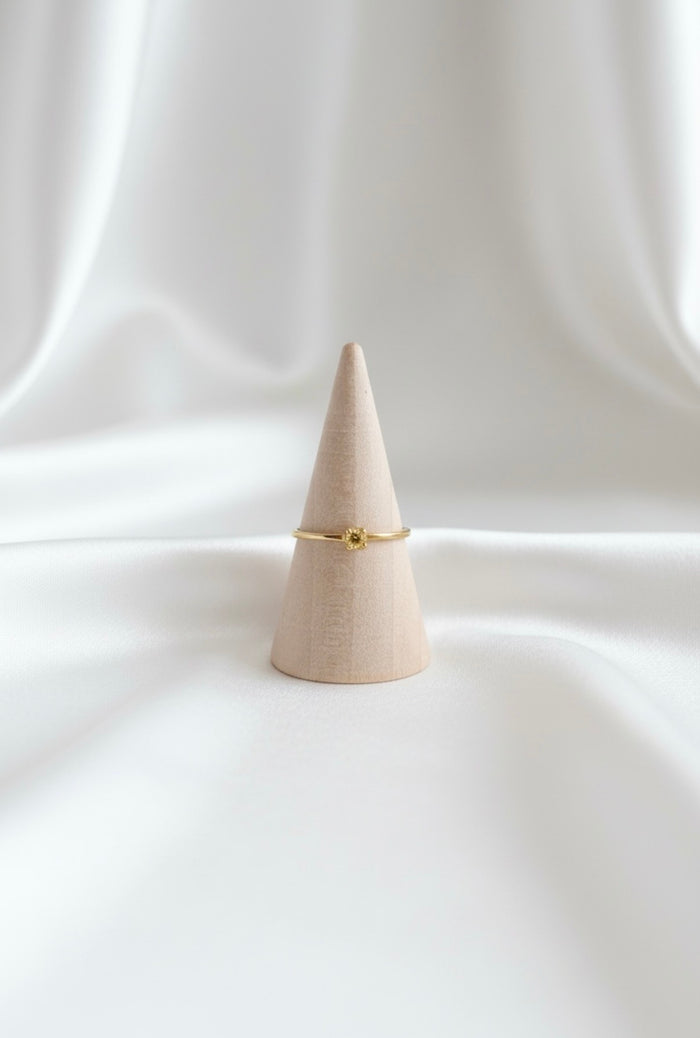 Anillo Natura Slim citrino