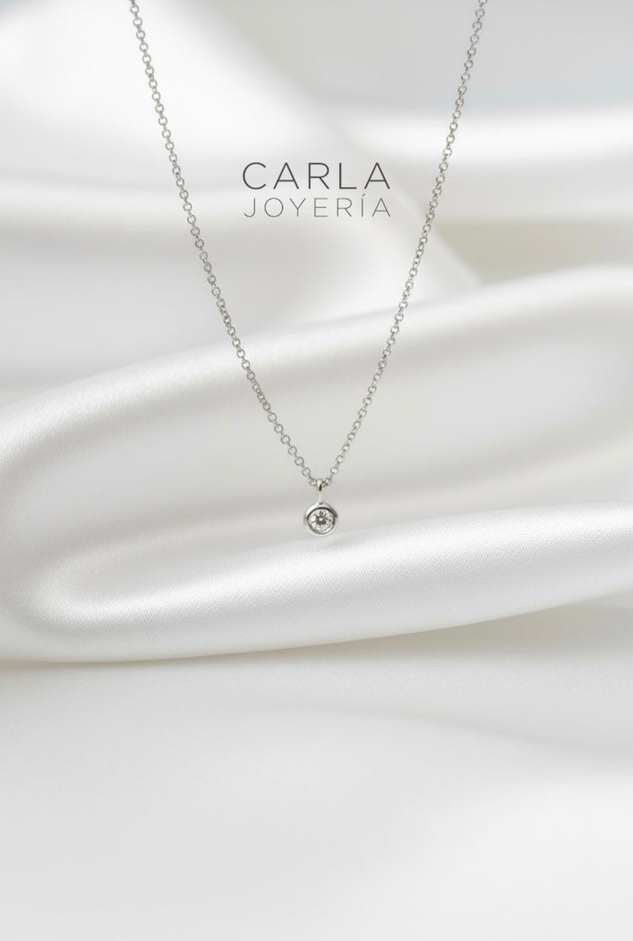 Cadena con dije Gotita de Diamante