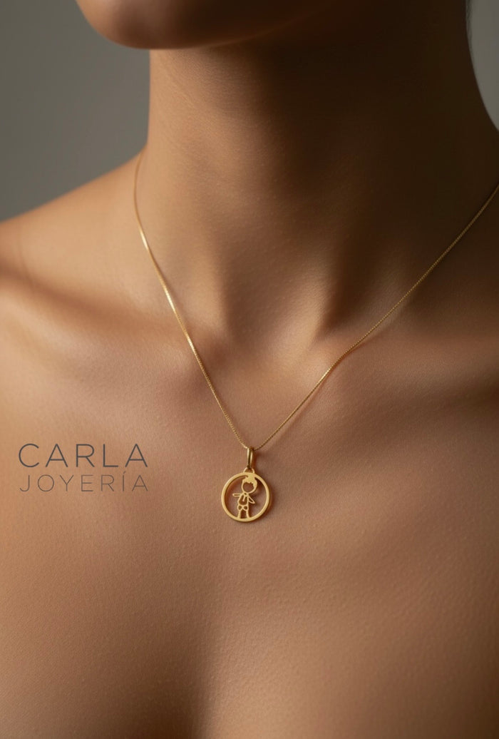 Cadena con dije Mundo niño