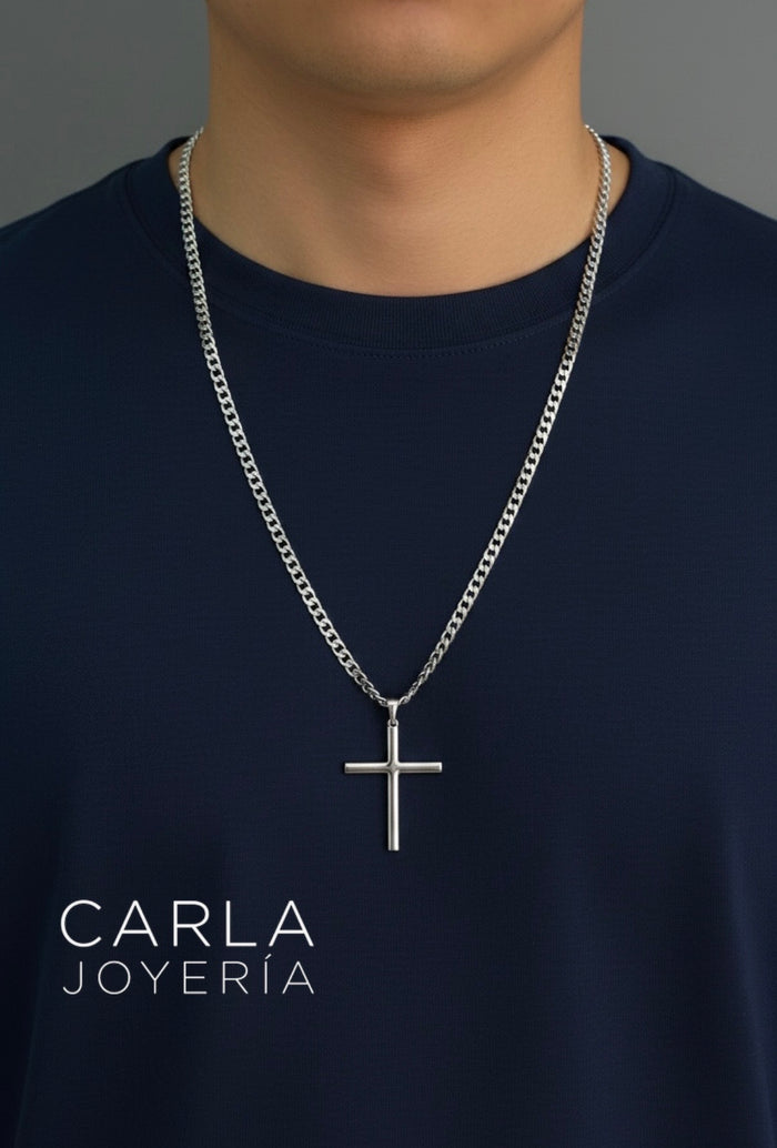 Cadena Pablo con Cruz Vértice